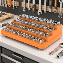 1 Hộp đựng đầu kẹp RE16 RE32 bằng đồng, hộp sắp xếp đầu kẹp, giá đỡ dụng cụ CNC. - A - Xem 6