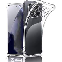 Capa de telemóvel transparente anti-queda de quatro cantos 2025, capa de telemóvel resistente a choques com cobertura total de quatro lados, compatível com Xiaomi, Transsion e outros modelos, S26/S26Ultra/X5C/X5C PLUS/X8D/X7D/X9D/Nova 14/Edge 70/G57 Power/G57/G Play 2026/ 10a/ 15c 4G 173(Europa)/ 15c 171(Europa)/Poco C85/ 15 4G Europa 171mm/ 15 5G Europa 171mm/ 15 5G Global 169mm/ 15C 5G Global 171mm/ 15C 5G Europa 173mm - Claro - Ver 1