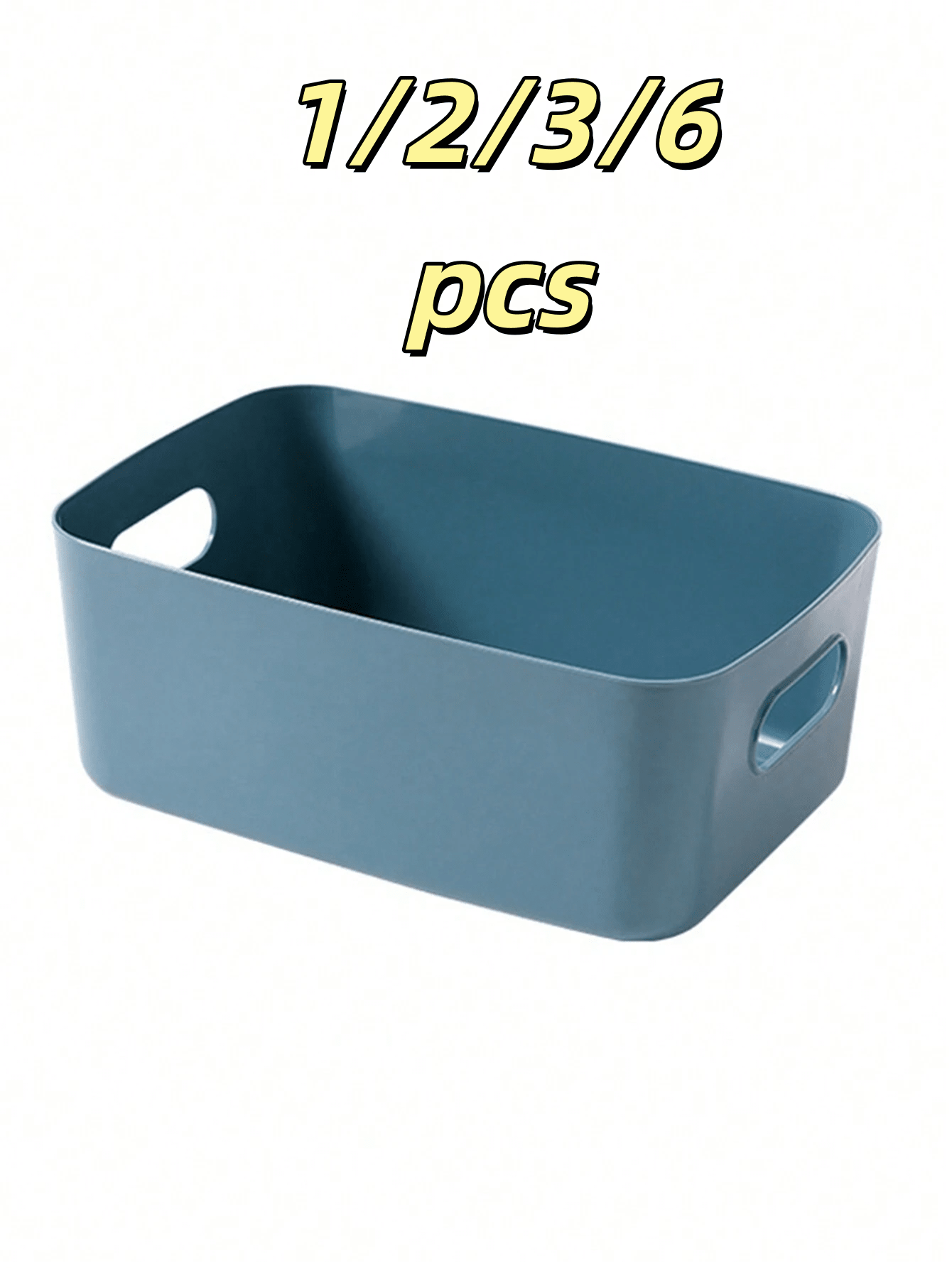 1 Set Of Multifunctional Storage Box Set - Suitable For Cosmetics, Snacks, Etc. -Plastic Storage Boxes For Kitchens, Bathrooms, And Dormitories, , Home Decoration, Room Decoration, Practical Gifts For Family And Friends - Multicolor - View 13