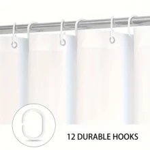 1 pièce Rideau de douche de style art moderne tissé, en tissu imperméable, séparateur de salle de bain intérieur, résistant aux moisissures, écran de douche de séparation humide et sec, décoration de salle de bain à la maison, décoration au sol, accessoire de salle de bain intérieur, rideau de douche à motif de feuille de ginkgo, style de jardin tropical printemps et été, tapis de rideau de douche, cadeau de pendaison de crémaillère, rideau de douche imperméable à la mode convenant pour les vacances - Multicolore - Voir 9