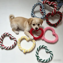 Đồ chơi cho chó bằng dây cotton dệt nhiều màu, giúp mài và làm sạch răng, phù hợp cho chó Poodle, Corgi, Bear và các giống chó khác. - Nhiều màu - Xem 1