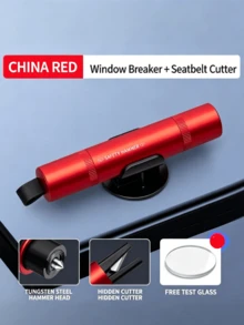 1个汽车安全锤，二合一紧急逃生工具，带破窗器和安全带切割器 - 同款 - 查看 10