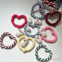 Đồ chơi cho chó bằng dây cotton dệt nhiều màu, giúp mài và làm sạch răng, phù hợp cho chó Poodle, Corgi, Bear và các giống chó khác. - Nhiều màu - Xem 3