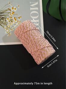 1件装 - 圣诞用品 2毫米双色棉绳，双色线，适用于装饰、包装、DIY工艺品，2毫米粗彩色棉绳 - 粽子線 - 查看 11