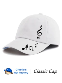 1pc Unisex Classic Baseball Cap - Musical Note & Treble Clef Print - Multiple Colors Available - Soft Adjustable Dad Hat Suitable For Music Lovers Daily Wear,Beach,Travel - Note - View 17