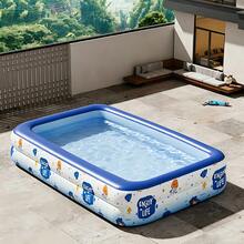 Large Family Inflatable Swimming Pool - 3-Layer Structure, PVC Material, Easy To Install, Foldable For Storage, Suitable For Outdoor Yard Bathing And Entertainment In Summer - A - View 11