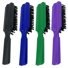 ZTZI 1pc Colorful Nylon Bristle Hair Brush, For All Hair Types - Gentle Yet Effective Comb, Makes Hair Smooth And Shiny, Hair Accessories Hair Styling Tool - Multicolor - View 13