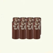 120个装狗粪袋，材质为[材质名称]。白色款包含一个米色骨头形状的垃圾袋。用于收集狗粪，气味轻微。适用于清洁各种宠物。方便的宠物用品。 - 巧克力棕 - 查看 11