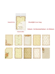 30pcs Scrapbooking Paper, Handmade Diary DIY Decoration Collage Material - MultiWarna - View 16