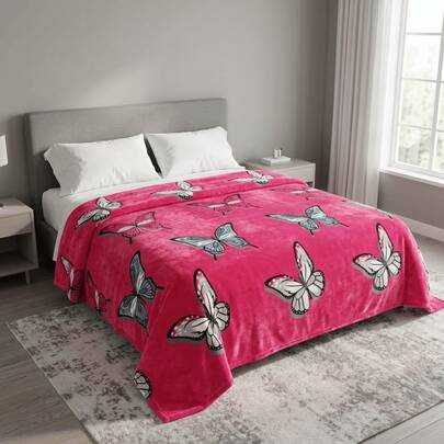 Dandu Home Cozy And Warm Blanket, Lightweight Minimalist Queen Size Blanket, Soft And Warm Fabric, Perfect For Your Home. Ideal Gift For Family And Friends