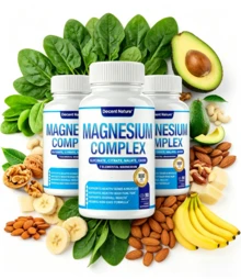 Magnesium Complex 7 Elemental Magnesium Supplement 1000mg – Magnesium Glycinate, Citrate, Malate, Taurate, Oxide, Aspartate, Orotate Non-GMO 90 Capsules - 3 件裝 - 查看 5