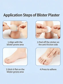 Gel Blister Patches (Multi-Pack) - Designed To Prevent And Treat Blisters Caused By Long-Term Exercise (E.G., Running And Hiking) On Toes And Heels - Multicolor - View 5
