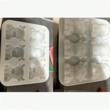 Highland Cow Silicone Tray - 3D Cute Cow Shaped Ice Mold Suitable For Whiskey, Cocktails And Baking, Silicone Mold Suitable For Easter And Holiday Decorations - Multicolor - View 7