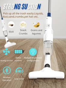 Cordless Vacuum Cleaner, Wireless Vacuum Cleaner For Home And Car, Handheld Lightweight Bagless Vacuum Cleaner, Suitable For Quick Cleaning Of Carpets And Floors, Pet Hair And Hard Floors, Essential For Keeping Home Tidy, Also A Great Gift For Valentine's Day - Smart Vacuum Cleaner - View 2