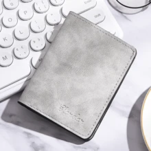1 buah Dompet Kartu Kredit Kulit PU Ultra Tipis, Desain Ringkas, Gaya Minimalis, Dompet Saku Depan, Sempurna Untuk Pria Untuk Menyimpan Uang Tunai, Kartu Kredit, SIM, dll. - MultiWarna - View 11