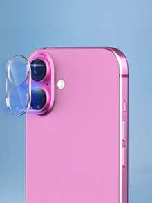 3pcs High Definition Transparent Camera Lens Protector Film For IPhone 16/16Pro/16 Pro Max/16 Plus/17/15/14/13/12/11 Series, Scratch-Resistant Anti-Bubble Tempered Glass Lens Cover, No Impact On Photography - Clear - View 3