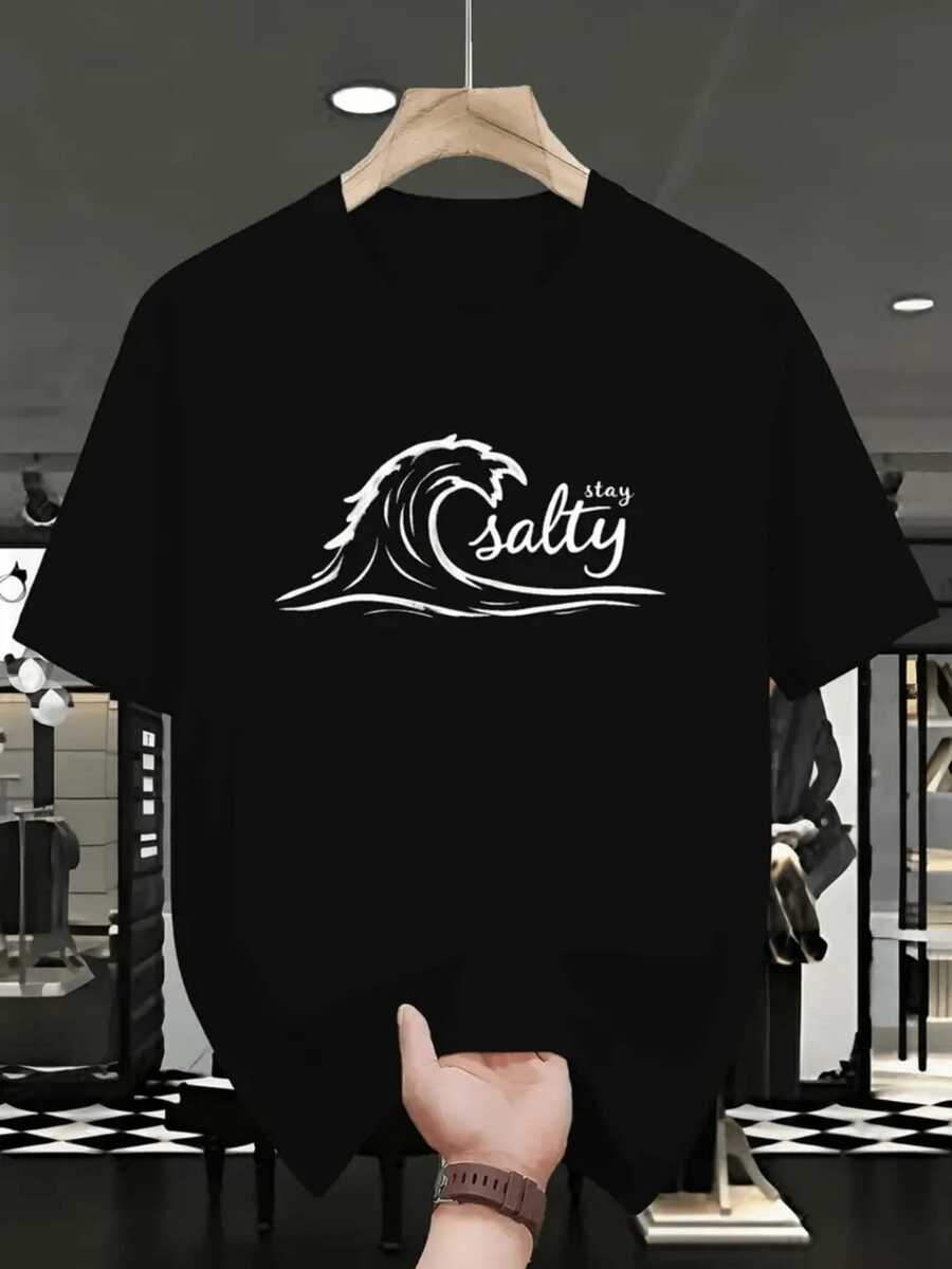 T-shirts pour hommes - Noir - Voir 1