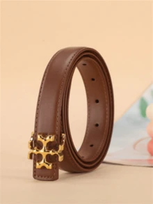 Fashion Metal Buckle Women Belt, Versatile For Jeans Dresses Suits, Daily Party Holiday Gift - Multicolor - View 3
