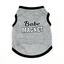 8 Cute Pet Summer Clothes, Breathable And Comfortable Polyester Woven Vest, Letter Print Thin T-Shirt, Suitable For Small And Medium Dogs And Cats - Multicolor - View 9