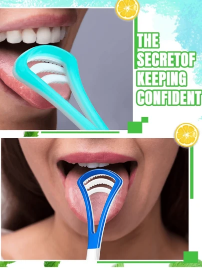 1/3/6 piezas Raspador de lengua | Herramienta de cuidado oral portátil, elimina eficazmente el mal aliento y el revestimiento de la lengua, sin alcohol. Disponible en varios colores, suave con las encías y los dientes sensibles, fácil de usar, ayuda a mantener el aliento fresco, producto ideal de higiene oral.
