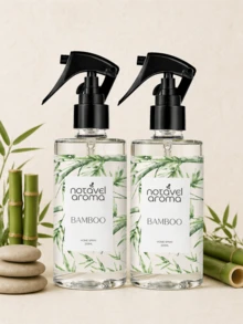 Kit Of 2 Home Sprays, 200 Ml Each, For Room Scent, Suitable For Curtains And Sheets. - Bambú - Ver 1
