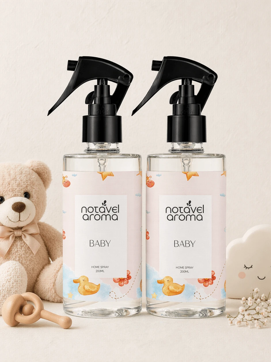Kit Of 2 Home Sprays, 200 Ml Each, For Room Scent, Suitable For Curtains And Sheets. - Bebé - Ver 1