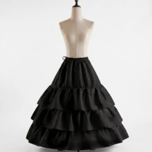 3-Layer Petticoat Underskirt With Train, For Wedding Dress, Formal Gown, Ball Gown - Multicolor - View 2