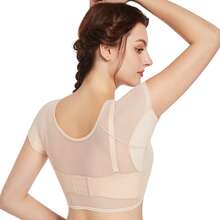 NOSWEAT S/M/L/XL 吸汗背心，可水洗吸汗墊，透氣防汗墊，適合女性腋下與肩膀，快乾，適合旅行、運動、戶外、夏季穿著 - 網紗不包胸 - 查看 4