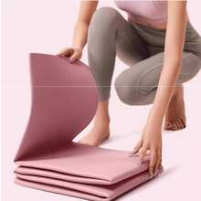 1 tấm thảm yoga TPE gấp gọn, thảm yoga dày, chống trượt, cách âm, đa năng, có thể gấp gọn, dùng được cả giường ngủ. - Màu tím - Xem 9