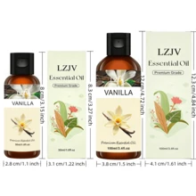 LZJV 20瓶精油套装，100毫升/30毫升植物油，适用于加湿器和香薰机，包含薰衣草、玫瑰、薄荷、檀香、椰子、樱花、茶树、芦荟、迷迭香、香草、尤加利、蓖麻、甜橙、柠檬、茉莉、栀子花、肉桂、咖啡、草莓等多种精油，非常适合去除客厅和浴室异味，是香薰疗法、瑜伽、DIY蜡烛制作和手工皂制作的理想之选。 - 多樣化香型 - 查看 2