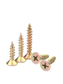 100颗M4*40mm/0.16"*1.57"自攻镀锌螺钉，镀锌碳钢平头自攻木螺钉 - A - 查看 3