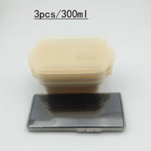 3个装多用途加厚透明密封食品储物盒，长方形冰箱冷冻室收纳盒，微波炉塑料容器（大/中/小） - 彩色 - 查看 17