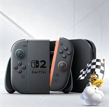 Nintendo Switch Consola de juegos Switch 2 versión de Hong Kong, pantalla OLED de 7,9 pulgadas, gran capacidad de 256 GB, consola portátil, cancelación de ruido inteligente, compatible con salida 4K, compatible con juegos de Switch 1. - Ver 1