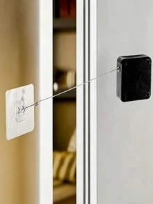 1 cái bộ đóng cửa trượt tự động không cần khoan, dây cáp dày, trọng lượng nhẹ. - Nhiều màu - Xem 6