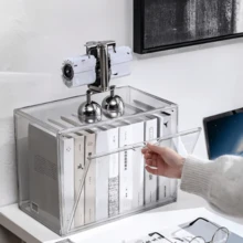 1个多功能透明亚克力收纳盒 - 防尘展示盒，适用于模型、工具和书籍 | 透明收纳盒、产品展示架、包包收纳、玩具收纳、鞋子收纳、化妆品收纳 - 彩色 - 查看 27
