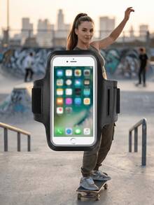 Waterproof Sports Phone Armband, Running Phone Armband, Waterproof Armband For Phones Under 6 Inches - Sweatproof Fitness Phone Holder With Adjustable Shoulder Strap And Key Pocket, Adjustable Fitness Arm Bag Holder, Cycling Arm Bag. - Multicolor - View 7