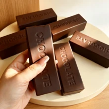 2026 New Squishy Chocolate Bar Squeeze Toy - Slow Rebound Stress Relief Toy - Realistic Chocolate Brick Shape - Deep Brown Matte Texture - Soft & Sticky Tactile - Slow Rebound Stress Relief Gadget - Multicolor - View 6