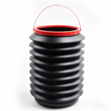 4L Collapsible Trash Can, Magic Bucket, Portable Retractable Water Bucket, Multi-Function Folding Storage Bucket For Outdoor Camping, Car Travel, Picnic, Car Washing, Space-Saving, Lightweight, Reusable Waste Bin, Suitable For Hiking, Camping, Backyard, Home, Kitchen, Office, Easy To Carry And Store - Multicolor - View 11