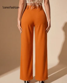 Women Pants - Camel - View 3