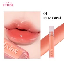 Rujul de buze de lungă durată ETUDE are o formulă de lungă durată și care nu curge, oferind o culoare bogată și saturată, cu o textură confortabilă, care nu usucă. - 01 Portocaliu Coral - Vizualizare 13