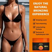 Intensive Tanning Gel, Tanning Accelerator Cream With Carrot Extract, Instant Tan Enhancer For Natural Faster Longer-Lasting Bronze Skin - A - View 9
