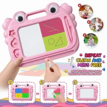 Magnetic Drawing Board For With Stand, Educational  Writing Board - Pink - View 9