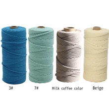 100m Natural Jute Rope, Suitable For Tapestry Hanging, Plant Baskets, Weaving, Gift Wrapping And Wedding Decor - Multicolor - View 5