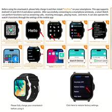 HOT 1pc Full-Screen Touch Smart Watch For Men & Women, Calling, Step Counting, Calorie Tracking, Multi-Sport Modes, Distance Tracking, Incoming Call & Sedentary Reminder, Multifunctional Smart Watch, Wireless Connection Compatible With Android Phones - 查看 6
