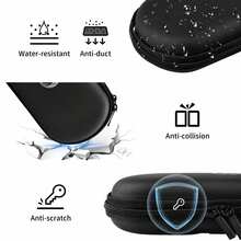 1pc PSP 1000 2000 3000 Game Console Storage Bag Protective Case Travel Box Game Accessories EVA Hard Carrying Case - View 3