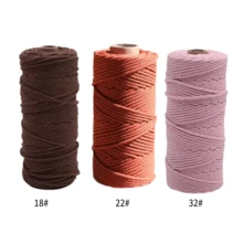 100m Natural Jute Rope, Suitable For Tapestry Hanging, Plant Baskets, Weaving, Gift Wrapping And Wedding Decor - Multicolor - View 7