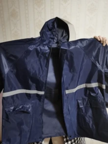 Impermeable separable para adultos, Ropa impermeable para bicicleta eléctrica de Body completo, Conjunto de pantalones impermeables para construcción/pesca, Ropa impermeable gruesa para exteriores - Impermeable dividido - Ver 7