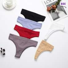 Kit de Calcinhas Feminina Sem Costura Poliamida Macia Confortável Cores Sortidas.  Sem Costura - Multicolorido - Visão 15