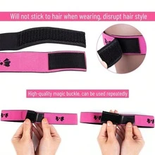 3 chiếc băng đô cài tóc giả có che tai, băng đô co giãn cá nhân hóa để cố định viền ren tóc giả. - Xem 9
