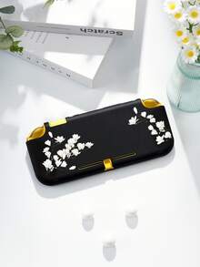 2025 New 2 Accessories, White Floral Print Protective Case/Cover, Compatible With Switch 2/Switch NS/Switch OLED/Lite, Compatible With Switch 2/Switch Console, Full Set Including Storage Bag, Game Card Case, Switch Protective Cover, Best Gift Compatible With Switch Players - Multicolor - View 13